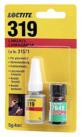 Loctite LOCTITE 319/7649 Lepidlo sklo-kov 5g+4 ml
