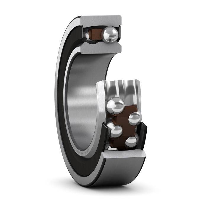 SKF 2205 E-2RS1TN9 Dvouřadé naklápěcí kuličkové ložisko 