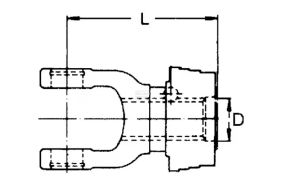  Nasazovací vidlice 1-3/8" 6drážek (W2500, P500)