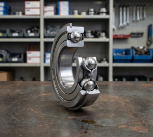 Produktový záběr - SKF 6204-2ZNR Jednořadé kuličkové ložisko