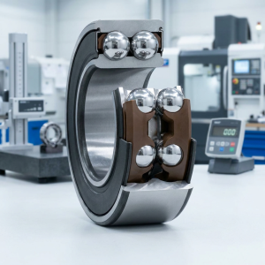 Produktový záběr - SKF 3308 A-2RS1TN9/MT33 Dvouřadé kuličkové ložisko s kosoúhlým stykem