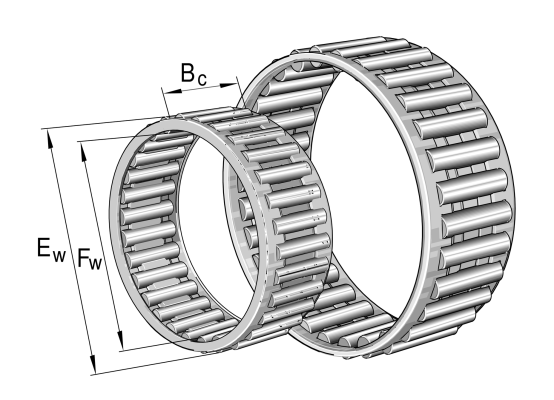 INA K30X42X30/0-7 Jehlová klec 