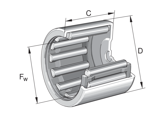 FAG BK3020 Jehlové ložisko INA 