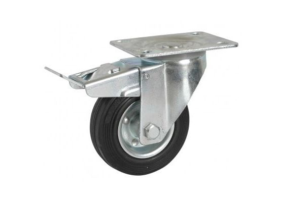 Kolo otočné s brzdou 422F XC-V125-37