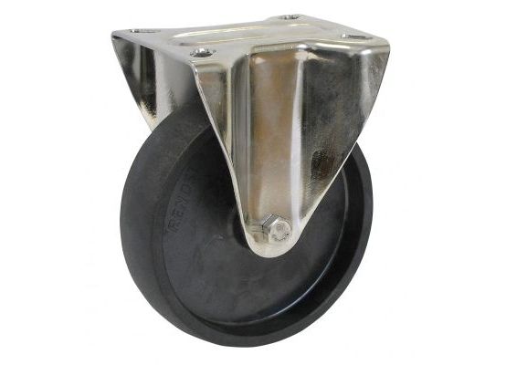 Kolo v pevné vidlici nerezové 432X CFZ-K100 +T