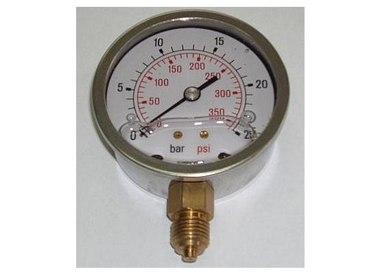 Manometr s tlumením MG1-INOX63/250 bar