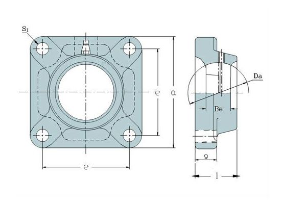 JIB F309 Ložiskové těleso 