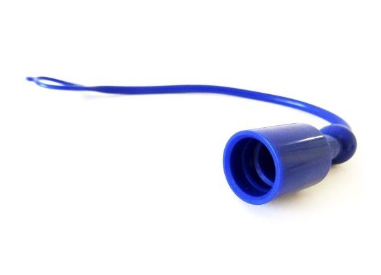 Prachovka - krytka kuličkové zástrčky PPV3 DN 13 - modrá