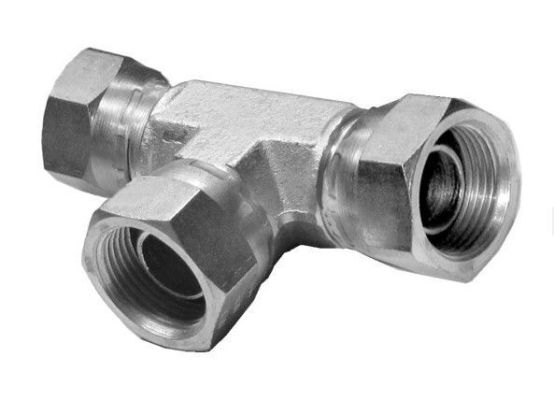 Hydraulické šroubení BSP - 3x1/2 T-spojka nastavitelná EVT DKR 1/2