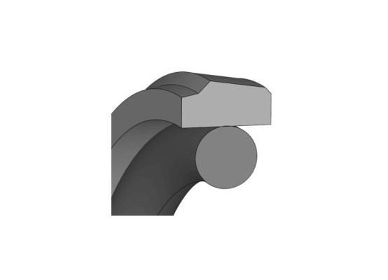 Pístové těsnění DICHTOMATIK KPOR 31 E / 32 x 21.3 x 4.2 PTFE