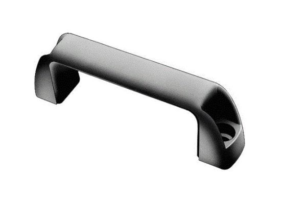 Polyamidové můstkové madlo s otvorem pro šroub M8 - 139 mm PA+GF černé