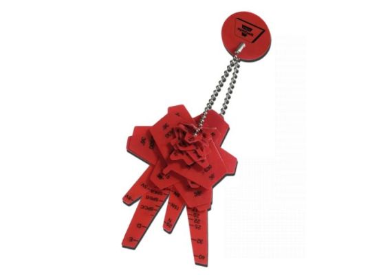 Plastové měrky profilu klínových řemenů a řemenic - RILLENL KR