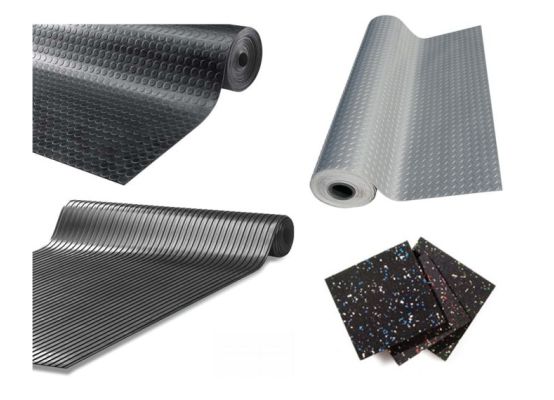 Elastická deska - recyklovaná pryž 20 x 980x 980 mm