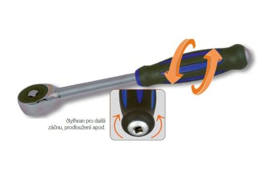 Ruční nářadí - 1/2" ráčna s otočnou rukojetí