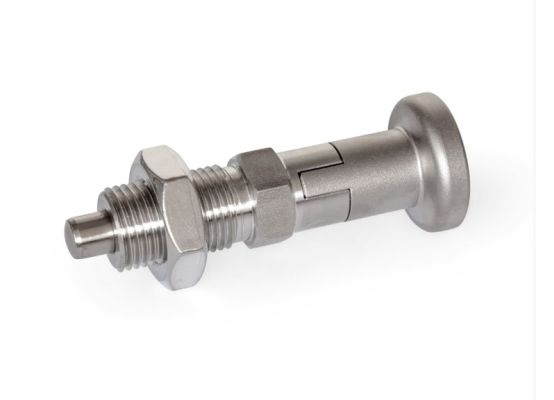 Pružinový pístek ELESA+GANTER GN 818-10-12-CKN-A4 - M16 x 1.5 - nerez ocel