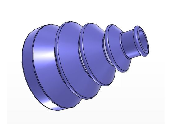 Manžeta měchová SIMRIT 14 x 48 x 55 / V6-00585