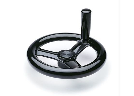 Ovládací kolo ELESA+GANTER VR.180 FP+I - průměr 180 mm - plný náboj