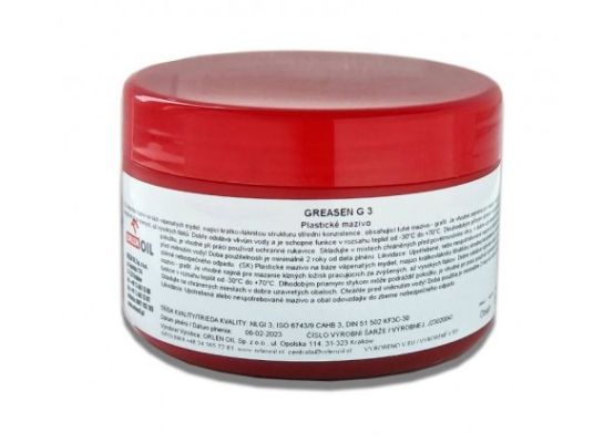 Plastické mazivo G 3/0.25 kg - Orlen