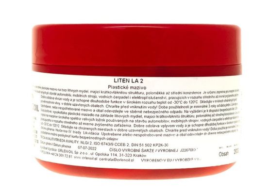 Plastické mazivo LA 2/0.25 kg - Orlen