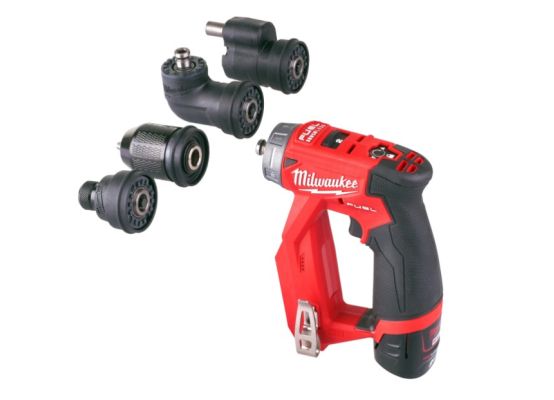 Elektrické nářadí - AKU vrtací šroubovák s vyměnitelnými nástavci, M12 FDDXKIT-0X