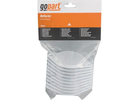 Bilá kulatá odrazka O78 x 8 mm