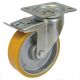 Kolo otočné s brzdou 624F ALU-G160