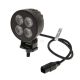 Pracovní LED světlo 24 W, 2556 lm, kulaté, 12/24 V, 83,9x99,5x59 mm, širokoúhlé 4 LED