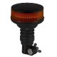 LED maják 23 W 94x142 mm s funkcí blikání, flexibilní montáž na sloupek, 10/30 V