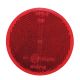 Červená kulatá odrazka 78 x 8,5 x 5 mm