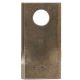 Nůž rotační sekačky levý 93 x 47 x 3 mm s otvorem O 19 mm (Kverneland, Taarup) - KT4189400001