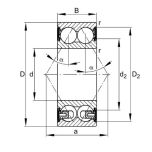 3313-BD-XL-2HRS-TVH - Rozměrový nákres