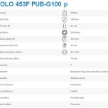 Kolo 453F PUB-G100 p - Technická specifikace