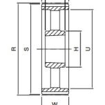 Ozubená řemenice HDB 144 - 8M 50 - Tvarové provedení