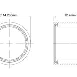 BA 68Z0H - Rozměrový nákres