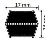 Profil BB - Rozměrový nákres