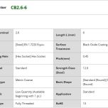 CB2.6-6 - Technické údaje