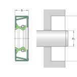  Hřídelové těsnění SKF CRWHA1 R