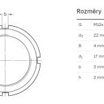 Matice KM 1 - Rozměrové údaje
