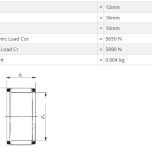 KT121610 - rozměrový nákres