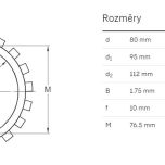 MB 16 - Rozměrové údaje