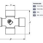 Sada křížku O 27 x 94 mm / O 32 x 76 mm, 2480, Walterscheid