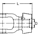  Nasazovací vidlice 1-3/8" 6drážek (W2500, P500)