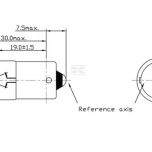 Žárovka BA15s, 5W 12V 