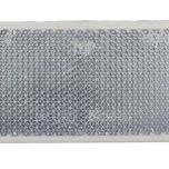 Bílé obdélníkové odrazky 44x94x7 mm