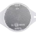 Bilé kulaté odrazky O78 x 8 mm