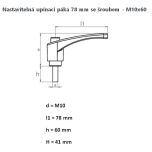 Páka 78 - Rozměrové údaje