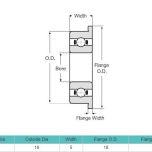 SF634ZZ - Rozměrové údaje