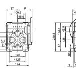 W 75 U - Rozměrové údaje