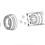 QS-zajištění 1 3/8" W2500-2580-2600