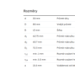 71911 CEGA/HCP4A - Rozměrové údaje
